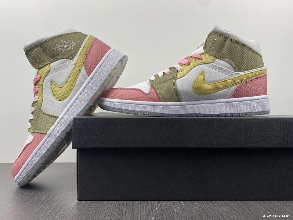 SE Green  (GS) Pastel Grind DJ0338-100 Jordan 1 Vivid Mid 0425